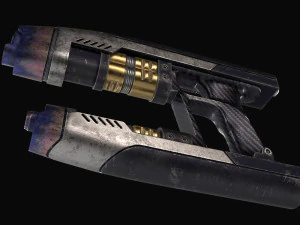 Star-Lord Blaster 3D Model
