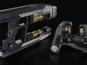 Star-Lord Blaster 3D Model