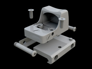 Trijicon RMR Sight 3D Model