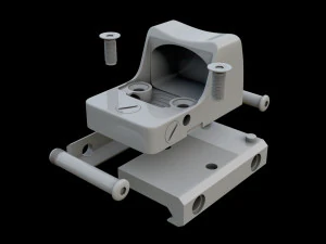 트리지콘 RMR 시력 3D 모델