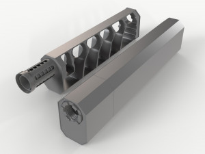 Osprey Suppressor 3D 모델