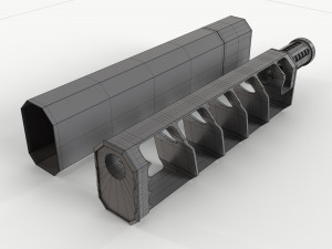 Osprey Suppressor 3D 모델