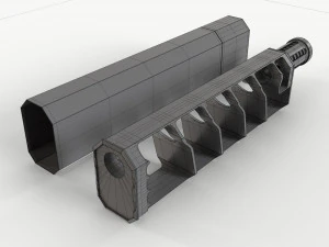 Osprey Suppressor 3D Model