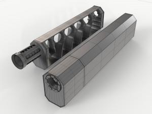 Osprey Suppressor 3D 모델