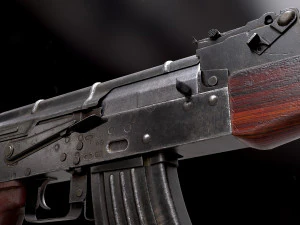 AKM Rifle - PBR Game Ready 3D Model