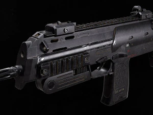 Heckler Koch MP7 A1 3D Model