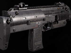 Heckler Koch MP7 A1 3D Модель