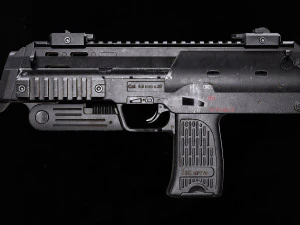 Heckler Koch MP7 A1 3D Model