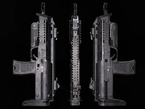 Heckler Koch MP7 A1 3D Model