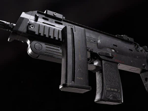 Heckler Koch MP7 A1 3D Model
