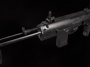 Heckler Koch MP7 A1 3D Модель