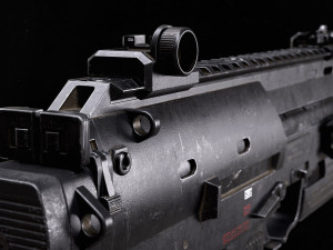 Heckler Koch MP7 A1 3D Модель