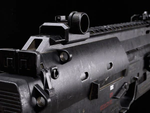 Heckler Koch MP7 A1 3D Model