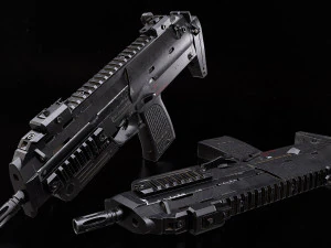 Heckler Koch MP7 A1 3D Model