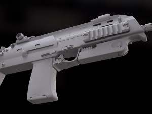 Heckler Koch MP7 A1 3D Модель