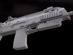 Heckler Koch MP7 A1 3D Model