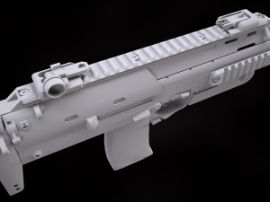 Heckler Koch MP7 A1 3D Модель