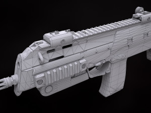 Heckler Koch MP7 A1 3D Модель