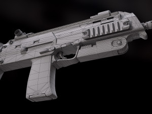 Heckler Koch MP7 A1 3D Модель
