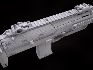 Heckler Koch MP7 A1 3D Модель