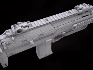 Heckler Koch MP7 A1 3D Model