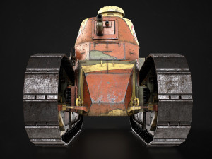 Renault FT17 Light Tank Modello 3D