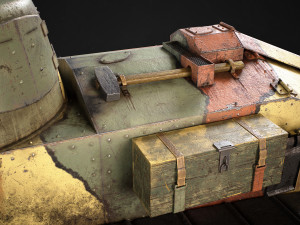 Renault FT17 Light Tank Modello 3D