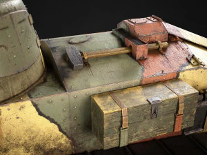 Renault FT17 Light Tank 3D Model