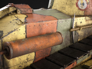 Renault FT17 Light Tank Modello 3D