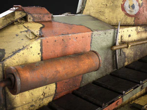 Renault FT17 Light Tank 3D Model