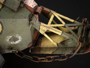 Renault FT17 Light Tank 3D Model