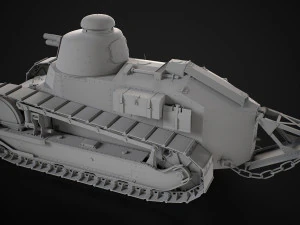 Renault FT17 Light Tank 3D Model