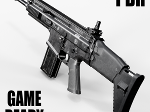 FN SCAR-H 3D Model