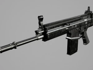 FN SCAR-H 3D Model