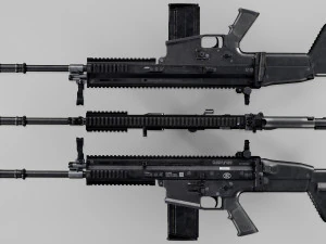 FN SCAR-H 3D Model