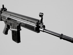 FN SCAR-H Model 3D