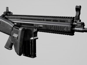 FN SCAR-H Model 3D