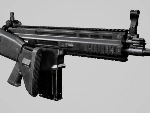 FN SCAR-H 3D Model