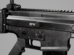 FN SCAR-H Model 3D