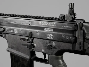 FN SCAR-H 3D Model