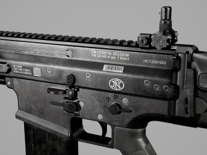 FN SCAR-H Body Kit 3D-Modell