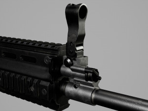 FN SCAR-H Body Kit 3D-Modell