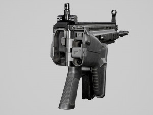FN SCAR-H Body Kit 3D-Modell