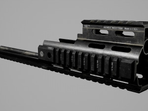 FN SCAR-H Body Kit 3D-Modell