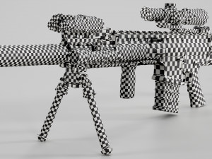 FN SCAR-H Body Kit 3D-Modell