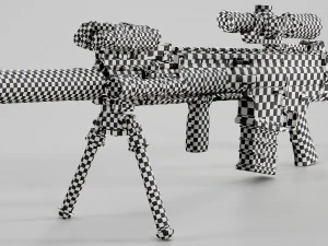 FN SCAR-H Body Kit 3D Model