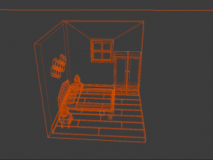 Isometry Of The Room bedroom 3D Модель