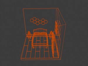 Isometry Of The Room bedroom 3D Модель