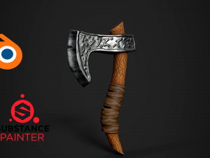 Axe Viking 3D Модель