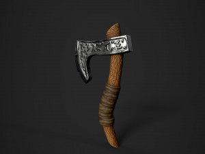 Axe Viking 3D Model